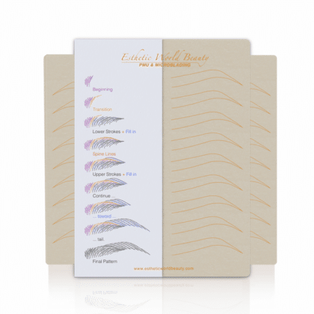 premium microblading fake practice skin for pen manual machine cheap buy online amazon practice skins pattern easy beginner